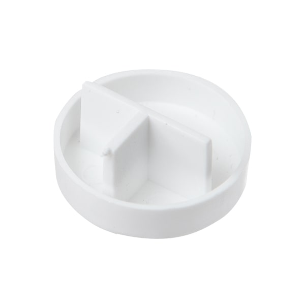 友屋 バナーパイプ H型パイプ MK-2専用キャップ ホワイト 51277WHT 1個（ご注文単位25個）【直送品】