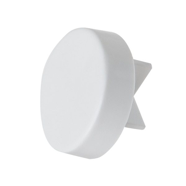 友屋 バナーパイプ H型パイプ MK-2専用キャップ ホワイト 51277WHT 1個（ご注文単位25個）【直送品】