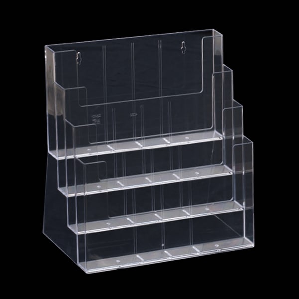 友屋 カタログホルダー 卓上タイプ 4C330 A4ヨコ 4段 60098 1個（ご注文単位1個）【直送品】