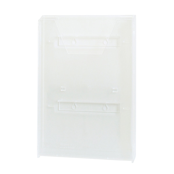 友屋 リーフレットラック A4判 クリア A0373CLR 1個（ご注文単位2個）【直送品】