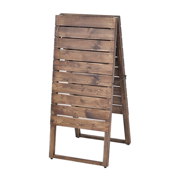 友屋 サインボード A型 両面 ブラウン 60514-01 1台（ご注文単位1台）【直送品】