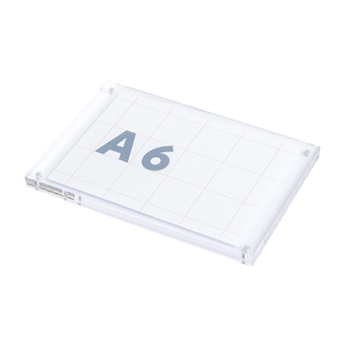 友屋 アクリルマグフレーム スリム A6 60311-03 1個（ご注文単位2個）【直送品】