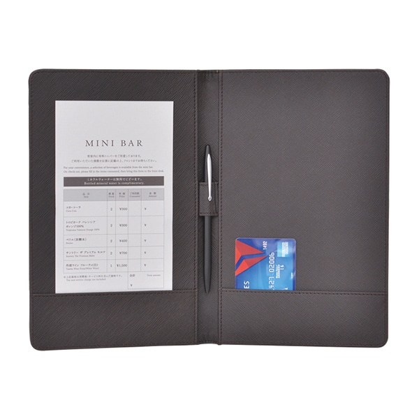 友屋 伝票ホルダー HG08 ブラウン 61197BRN 1個(ご注文単位1個)【直送品】