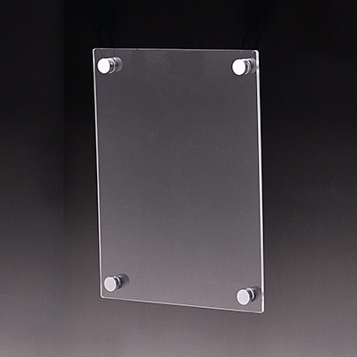 友屋 アクリルポイントパネル2 A5 シルバー塗装ビス 31978-02 1枚（ご注文単位1枚）【直送品】