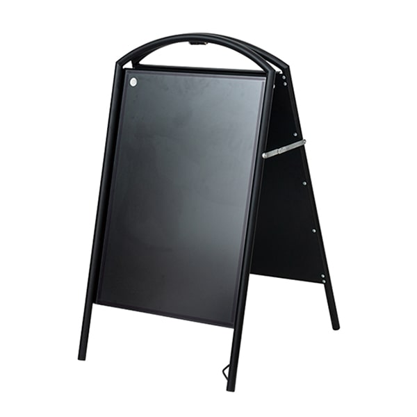 友屋 アーチAスタンド ブラック 61798-01 1台（ご注文単位1台）【直送品】