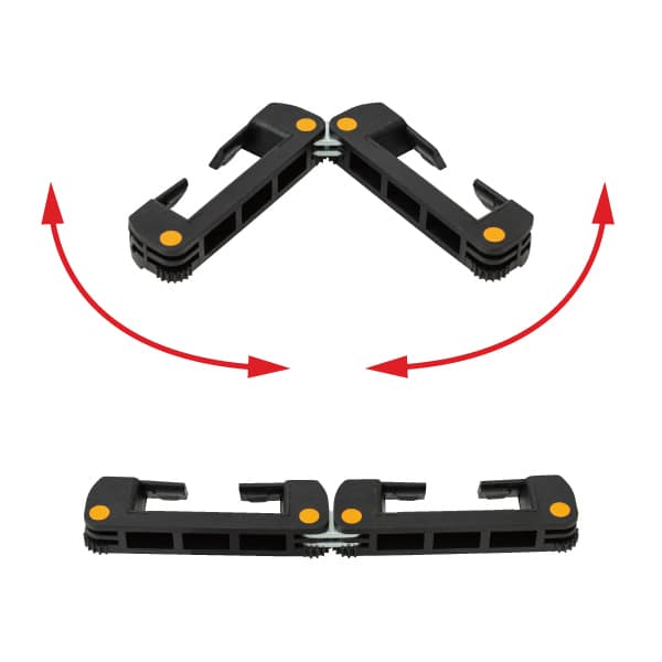 友屋 エコロール スクリーンバナー用連結パーツ 61440-04 1個（ご注文単位2個）【直送品】