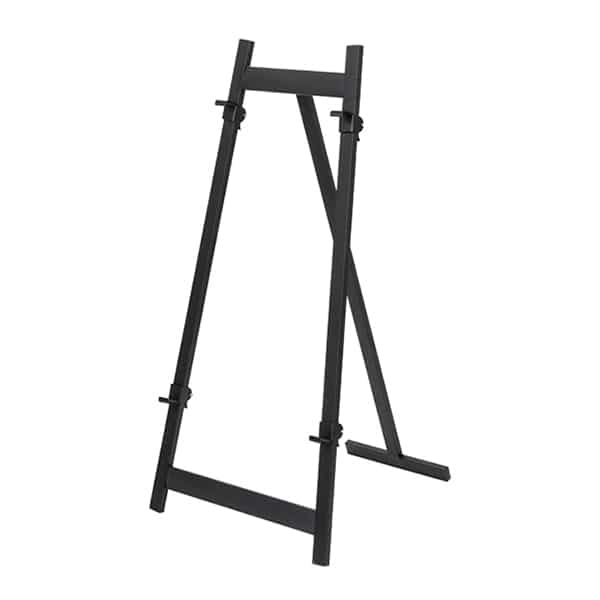 友屋 TGX120 アルミイーゼル A1対応 ブラック 61660-02 1台（ご注文単位1台）【直送品】