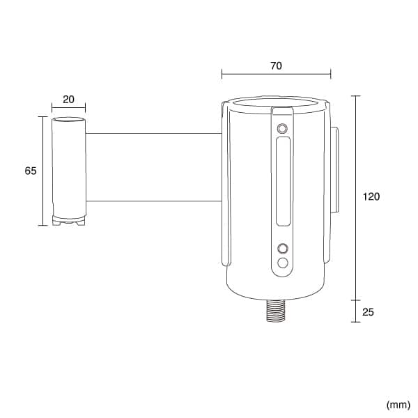 友屋 ベルトパーティション交換ヘッド SUS用 ステン／ブル- 62048BLU 1個（ご注文単位1個）【直送品】
