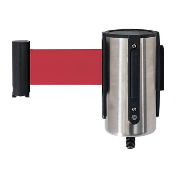 友屋 ベルトパーティション交換ヘッド SUS用 ステン／レッド 62048RED 1個（ご注文単位1個）【直送品】