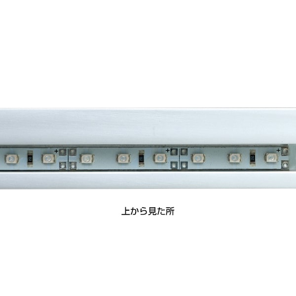 友屋 LEDサインクランプ L280 ホワイト 62184-01 1個（ご注文単位1個）【直送品】