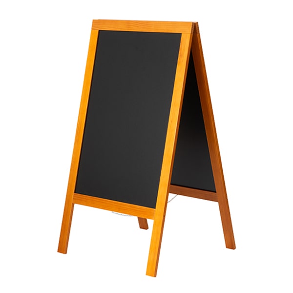 友屋 ハイグレード A型ブラックボード チーク色 TE120 61493-02 1台（ご注文単位1台）【直送品】