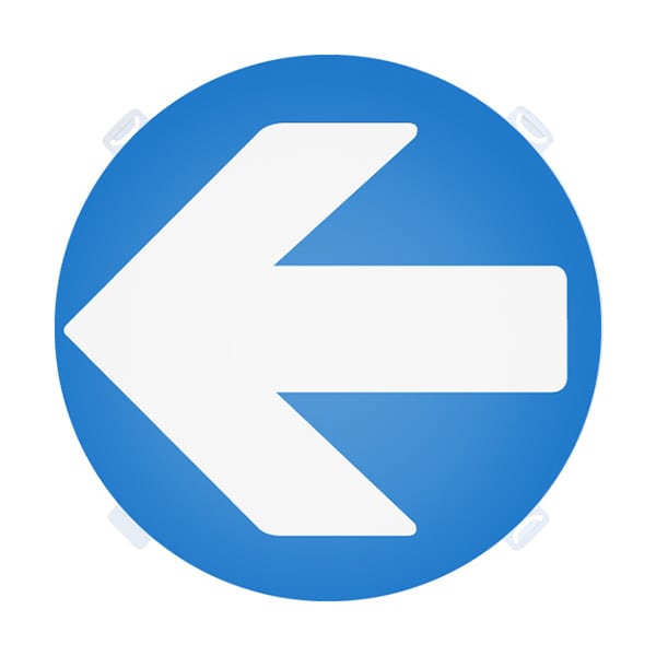 友屋 ロードポップ用面板 R-6 矢印 42439R-6 1個（ご注文単位2個）【直送品】