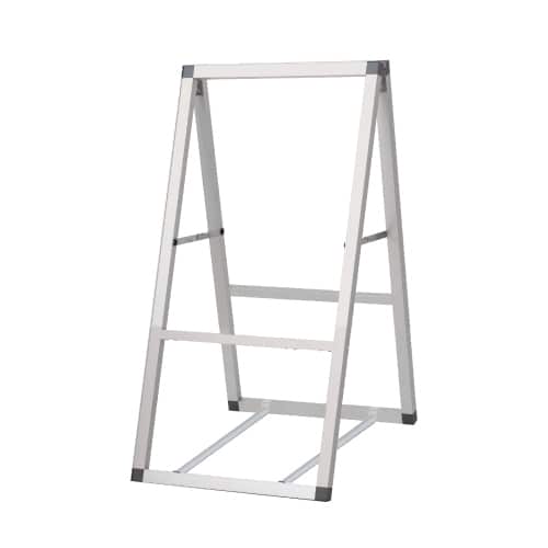 友屋 アルネクスト サインスタンドA 450×600 両面シルバー 62561-01 1台（ご注文単位1台）【直送品】