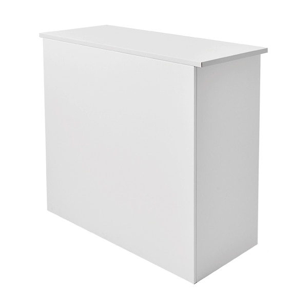 友屋 ダンクル ワイドカウンター ホワイト 62580WHT 1台（ご注文単位1台）【直送品】