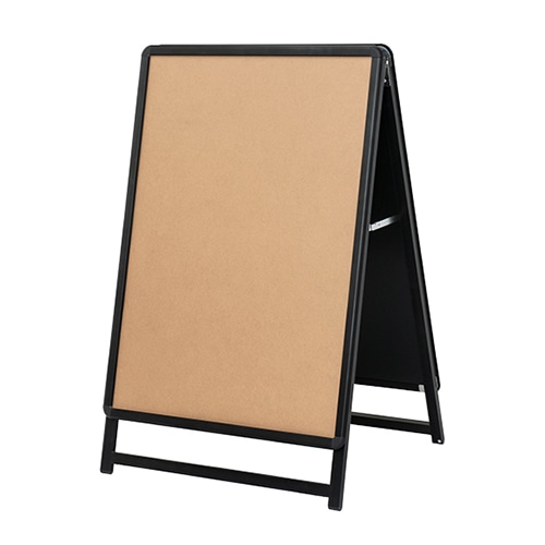 友屋 A型看板 スリムグリップA ロータイプ A1 両面 ブラック 56981A1B 1台（ご注文単位1台）【直送品】