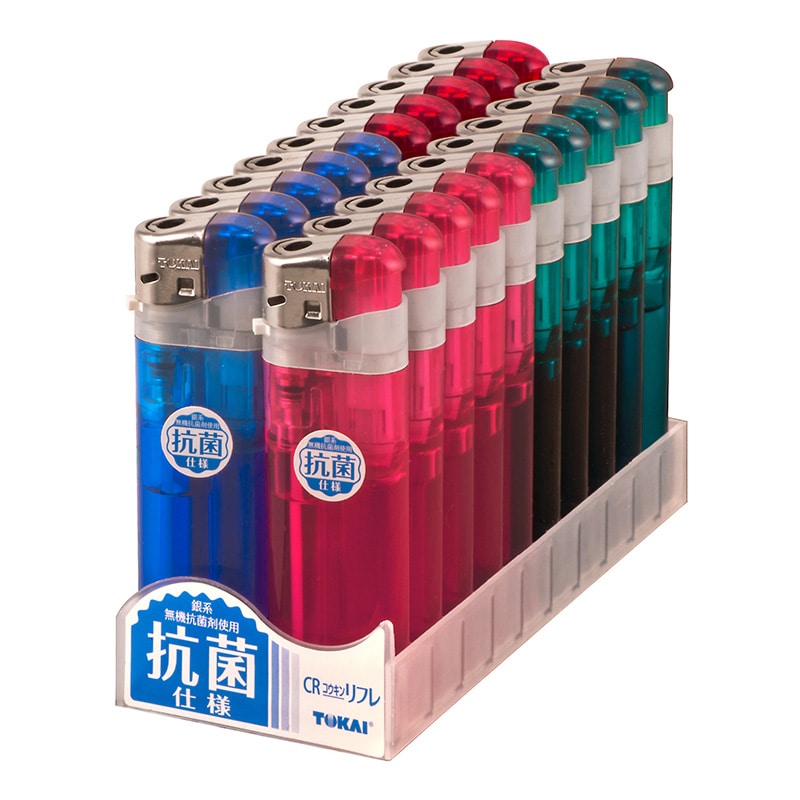 東海 電子ライター CR抗菌仕様 リフレ 1本(ご注文単位1000本)【直送品】