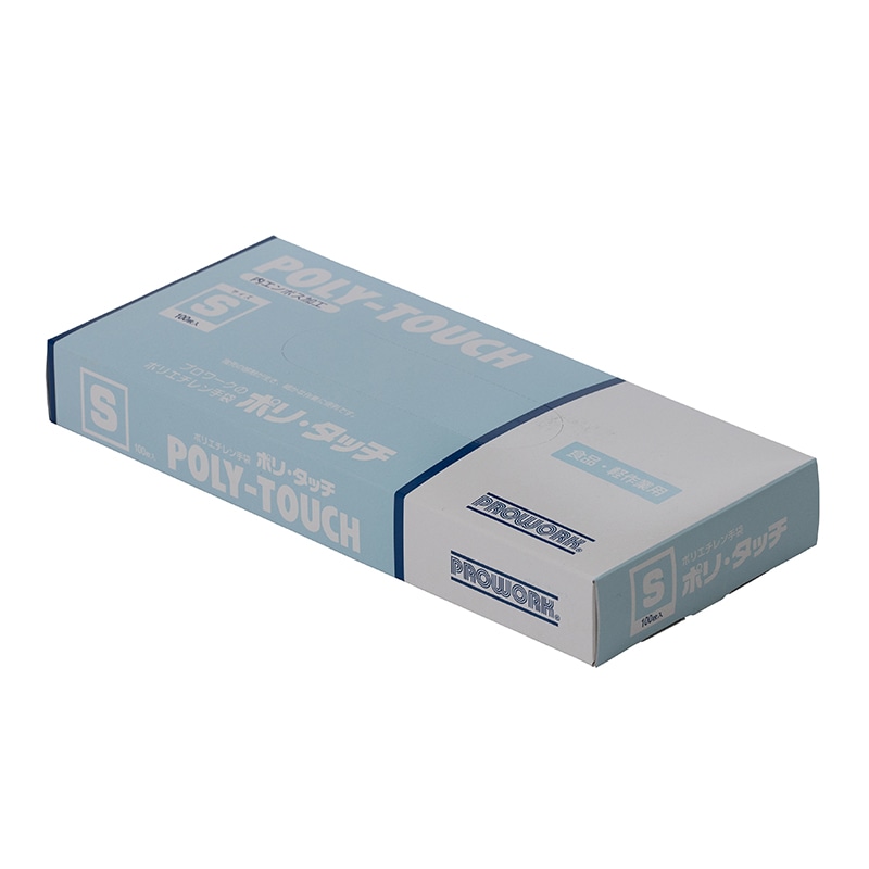中部物産貿易 使い捨てポリ手袋　ポリタッチ S 半透明 100枚/箱（ご注文単位20箱）【直送品】