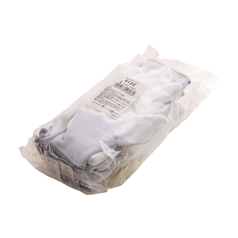 ホーケングローブ すべり止め手袋　PUプロパーム　#120 L　10双入  1パック（ご注文単位20パック）【直送品】