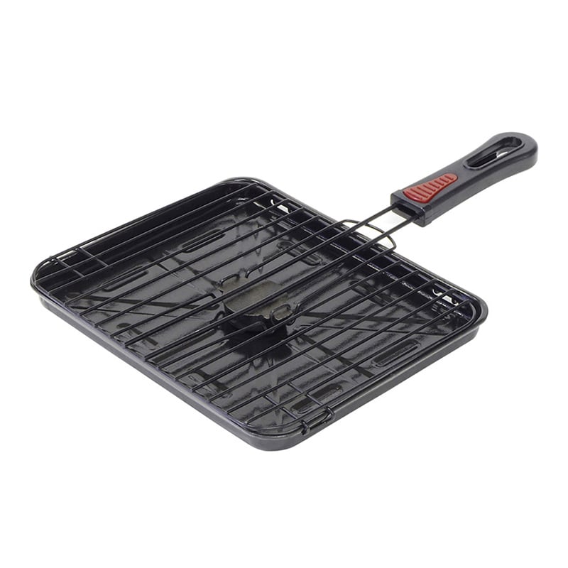 竹原製罐 魚焼き網 おいしく焼けるSiグリル ストレート CL-19 1個(ご注文単位1個)【直送品】