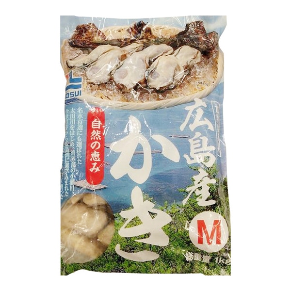 ノースイ 冷凍かき(広島産) M 冷凍 1袋※軽(ご注文単位1袋)※注文上限数12まで【直送品】