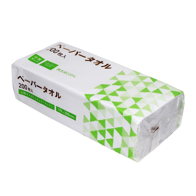 大和物産 ペーパータオル 小判 レギュラータイプ 200枚入 1パック（ご注文単位40パック）【直送品】