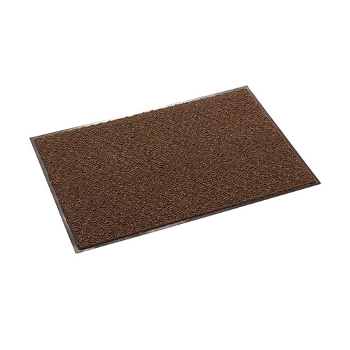 テラモト 雨天用マット　ニューリブリード 600×900　ブラウン MR0493404 1枚（ご注文単位1枚）【直送品】