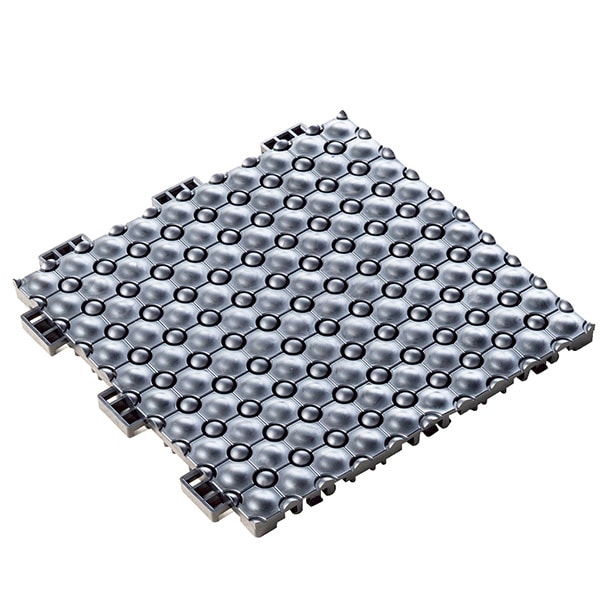 テラモト 耐油マット　フミンゴFW 300×300　グレー MR0870766 1枚（ご注文単位1枚）【直送品】