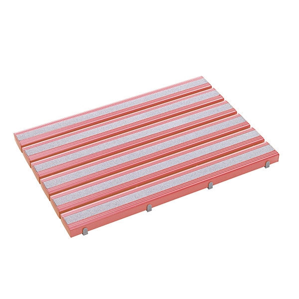 テラモト 抗菌すべり止め安全スノコ お客様組立品 600×900 ピンク MR0983415 1枚(ご注文単位1枚)【直送品】