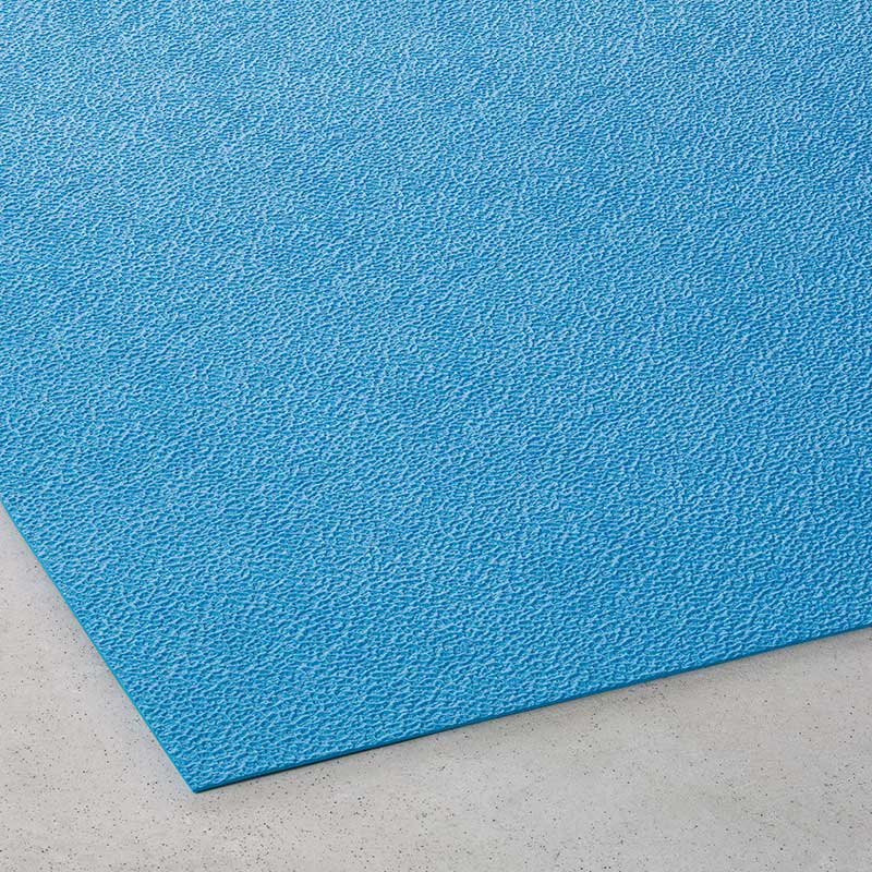 テラモト クッションマット　トリプルシート　2.3mm 1m×10m　青 MR1540103 1本（ご注文単位1本）【直送品】