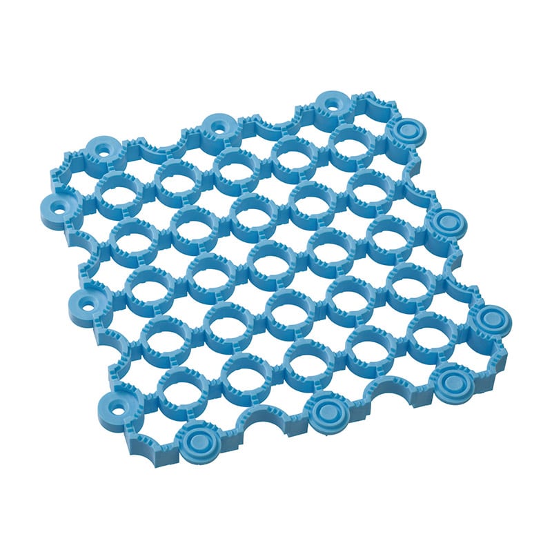 テラモト スノコ　マーブルマット 150×150　青 MR0610723 1枚（ご注文単位4枚）【直送品】