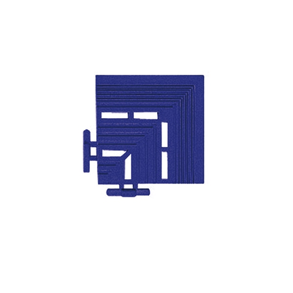 テラモト エコジョイントスノコ　角ふち 100×100　青 MR0910923 1枚（ご注文単位4枚）【直送品】