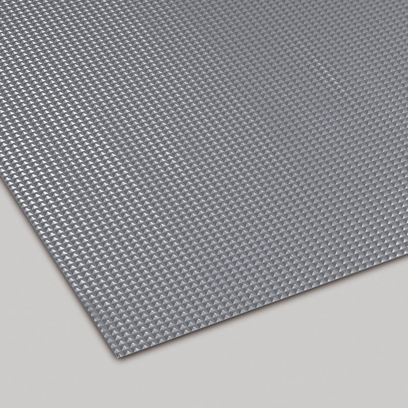 テラモト すべり止めマット ビニール長マット ピラミッド 91cm×20m 灰 MR1411565 1本(ご注文単位1本)【直送品】