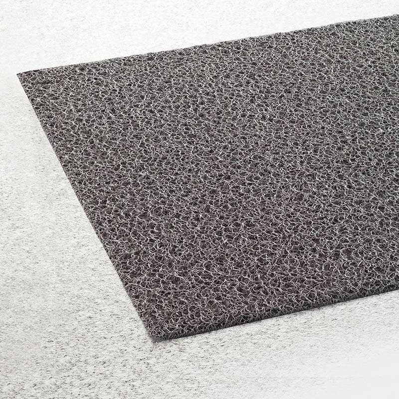 テラモト 泥落としマット　ケミタングル　ソフト　ふちなし 90cm巾×6m　灰 MR1392555 1本（ご注文単位1本）【直送品】