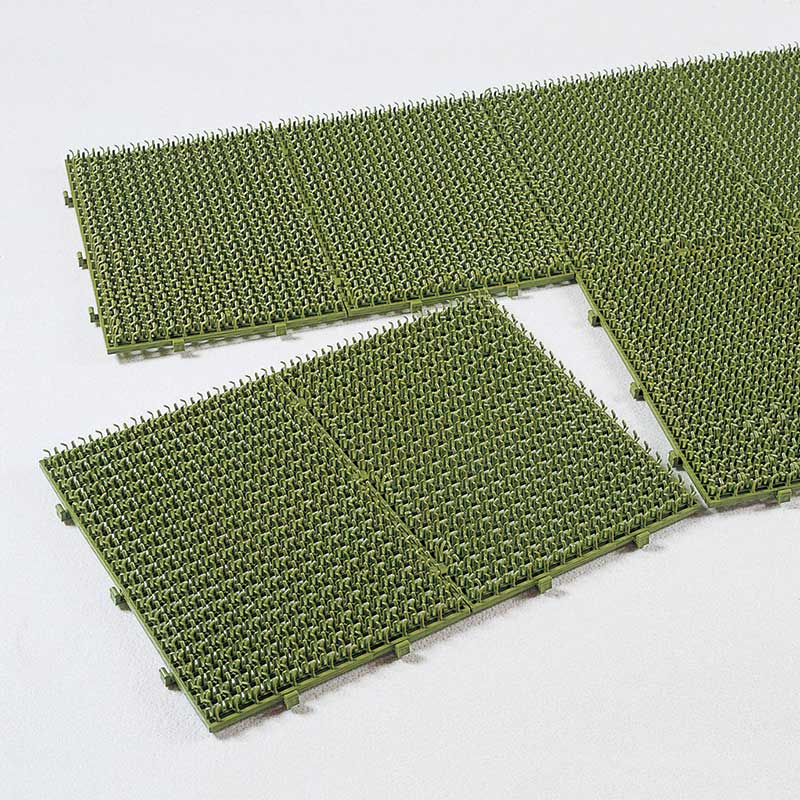 テラモト 泥落としマット スパイクターフ 450×600 緑 MR0070201 1枚(ご注文単位1枚)【直送品】