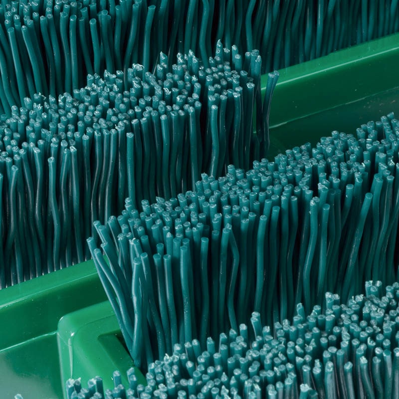 テラモト 泥落としマット ナイロンブラッシュ H-40 620×890 緑 MR0971410 1枚(ご注文単位1枚)【直送品】