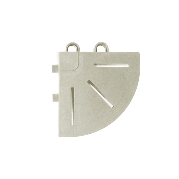 テラモト 泥落としマット　カラーブラッシュ　専用角ふち 75×75　茶 MR0968904 1枚（ご注文単位4枚）【直送品】