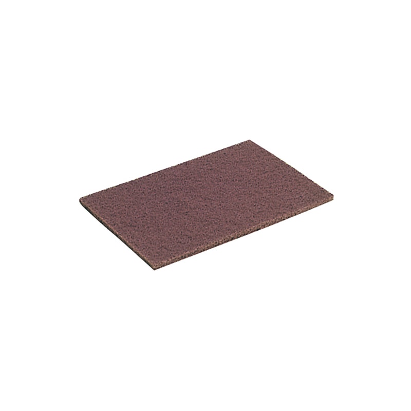 テラモト 床洗浄　スコッチブライト　7447 152×228　茶 EP5185204　20入 1箱（ご注文単位1箱）【直送品】