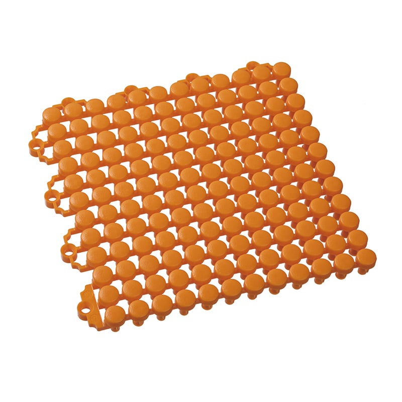 テラモト エコスノコ144 150×150　オレンジ MR0890725 1枚（ご注文単位4枚）【直送品】