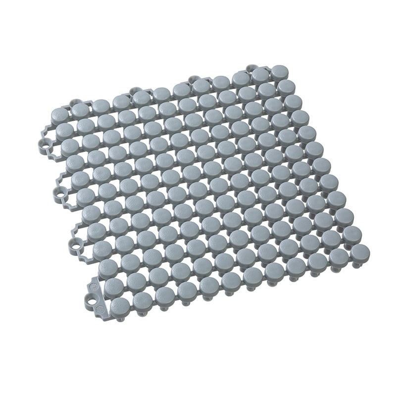 テラモト エコスノコ144 150×150　灰 MR0890726 1枚（ご注文単位4枚）【直送品】