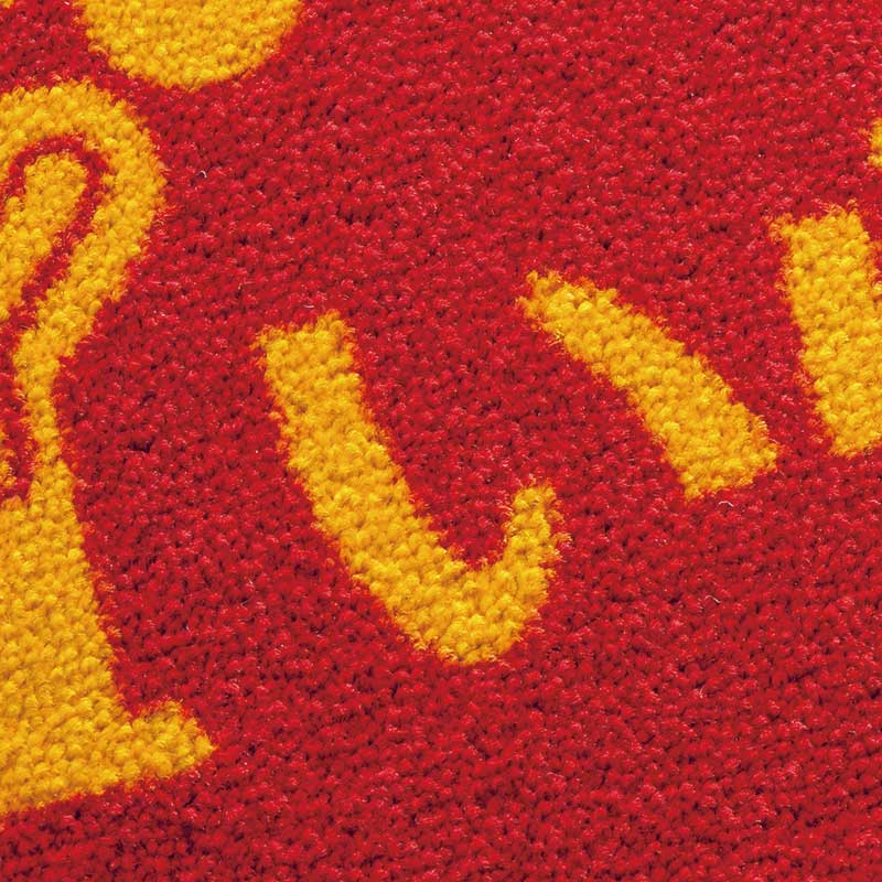 テラモト 除塵マット プリントデザインマット 600×900mm 赤 MR0360402 1枚(ご注文単位1枚)【直送品】