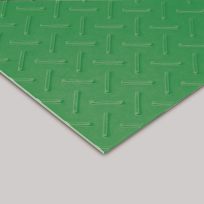 テラモト すべり止めマット　エスゴムマット　5mm厚 1m×10m　緑 MR1511051 1本（ご注文単位1本）【直送品】