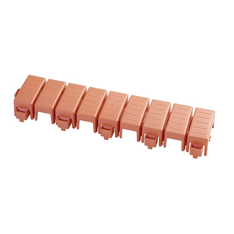 テラモト エコTKブロックスノコ 450×100 オレンジ MR1100734 1枚(ご注文単位2枚)【直送品】