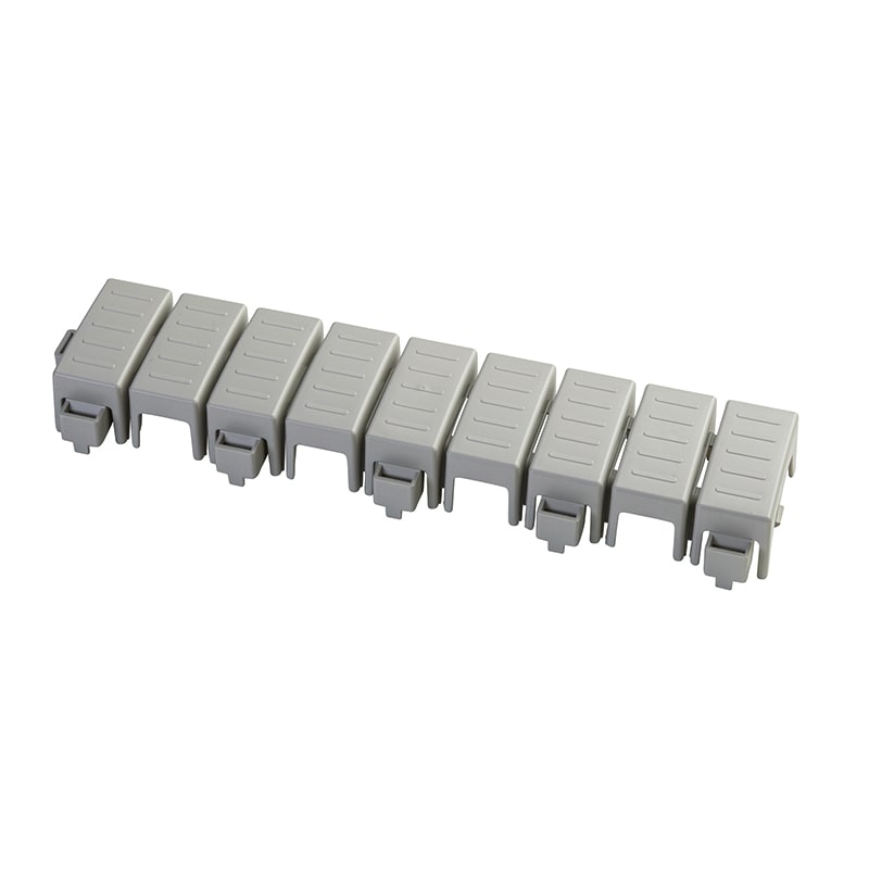 テラモト エコTKブロックスノコ 450×100 ライトグレー MR1100736 1枚(ご注文単位2枚)【直送品】