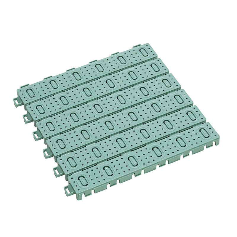 テラモト スノコ　土足用 300×300　グリーン MR0630761 1枚（ご注文単位1枚）【直送品】