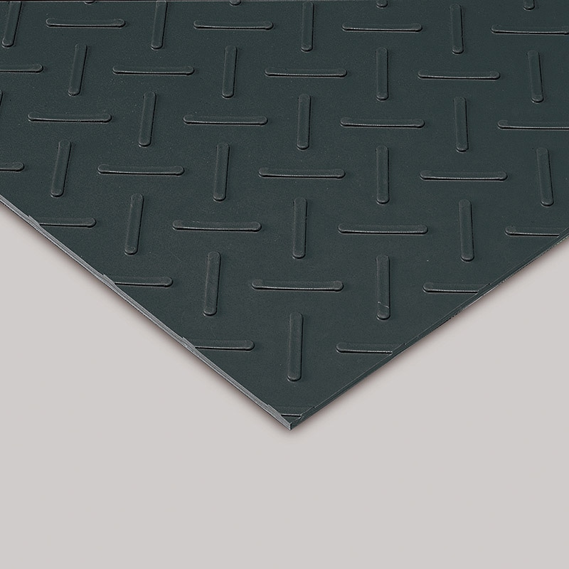 テラモト すべり止めマット　エスゴムマット　5mm厚 1m×10m　黒 MR1511057 1本（ご注文単位1本）【直送品】