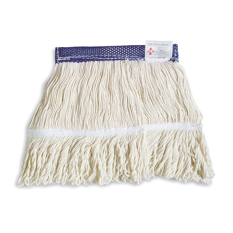 テラモト モップ　FXメッシュ替糸ループ　制菌 260g　ブルー CL3746263 1枚（ご注文単位1枚）【直送品】