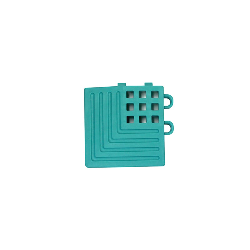 テラモト スノコ　タッチマット2専用ふち　角ふち 緑 MR0646901 1枚（ご注文単位4枚）【直送品】