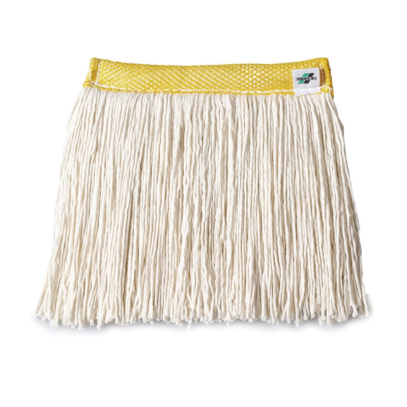 テラモト モップ　FXメッシュ替糸　J 260g　イエロー CL3745215 1枚（ご注文単位2枚）【直送品】