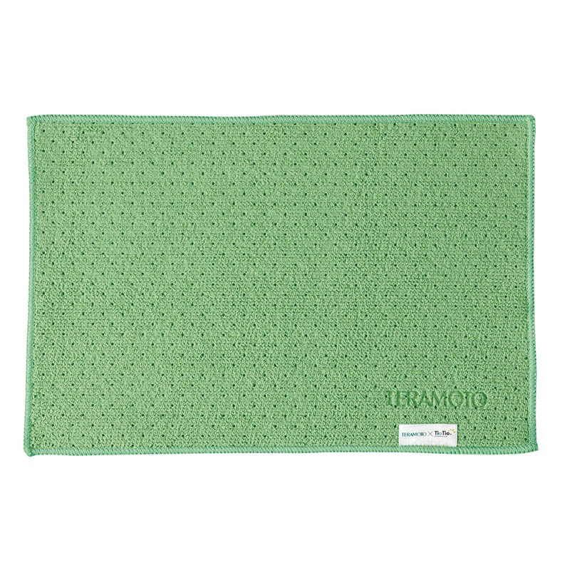 テラモト 清掃用品　FX制菌クロス　TioTio 200×300　緑 CL3749401 1枚（ご注文単位2枚）【直送品】