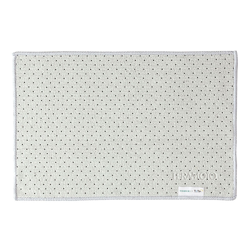 テラモト 清掃用品　FX制菌クロス　TioTio 200×300　灰 CL3749407 1枚（ご注文単位2枚）【直送品】